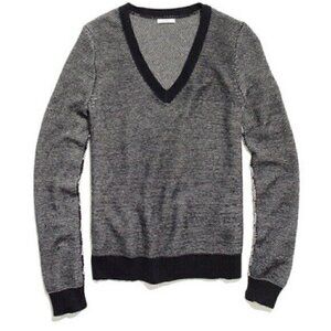 WALLACE Black V-Neck Sweater Madewell Knit XS